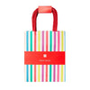 Colourful Striped Paper Party Bags (x8) Kids Party