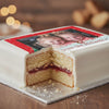 Personalised Photo Cake - Traditional Christmas