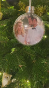 Personalised Our First Christmas Married Bauble