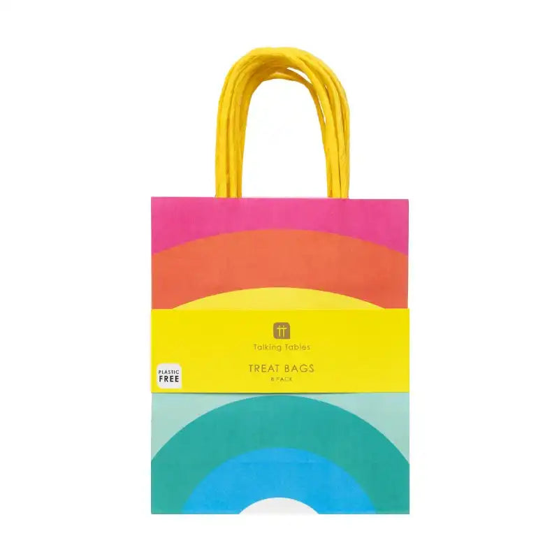 Birthday Brights Rainbow - Party Bags (x8) Kids Party