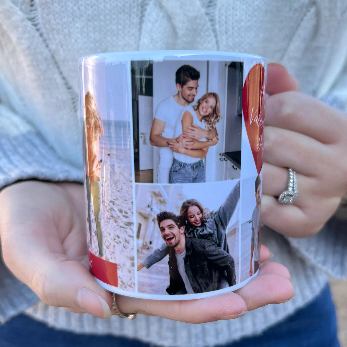 Personalised Valentine's Photo Mug Monster Parties