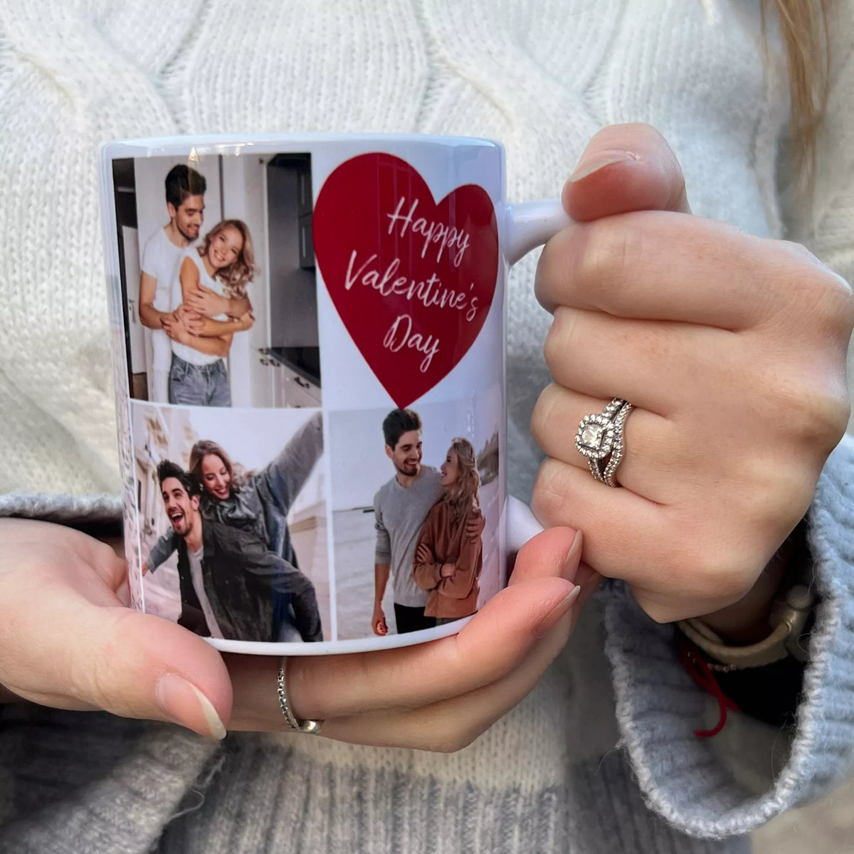 Personalised Valentine's Photo Mug Monster Parties