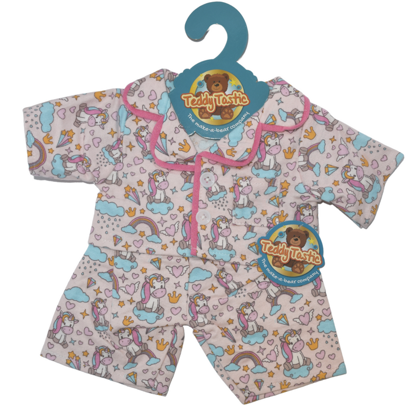 Unicorn PJ Teddy Bear Outfit