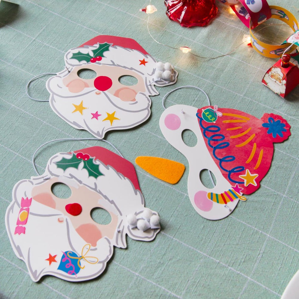 Craft With Santa Mask Kit Christmas 2024