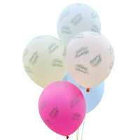Palm Leaf Hawaiian Balloon Bundle (x5) Summer