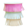 Hawaiian Tassel Fringe Paper Cups (x8) Summer