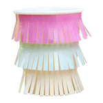 Hawaiian Tassel Fringe Paper Cups (x8)