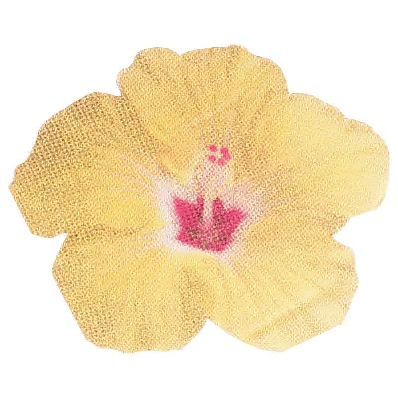 Hawaiian Tiki Tropical Flower Paper Party Napkins (x16) Summer