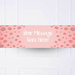 Lips Personalised Party Banner