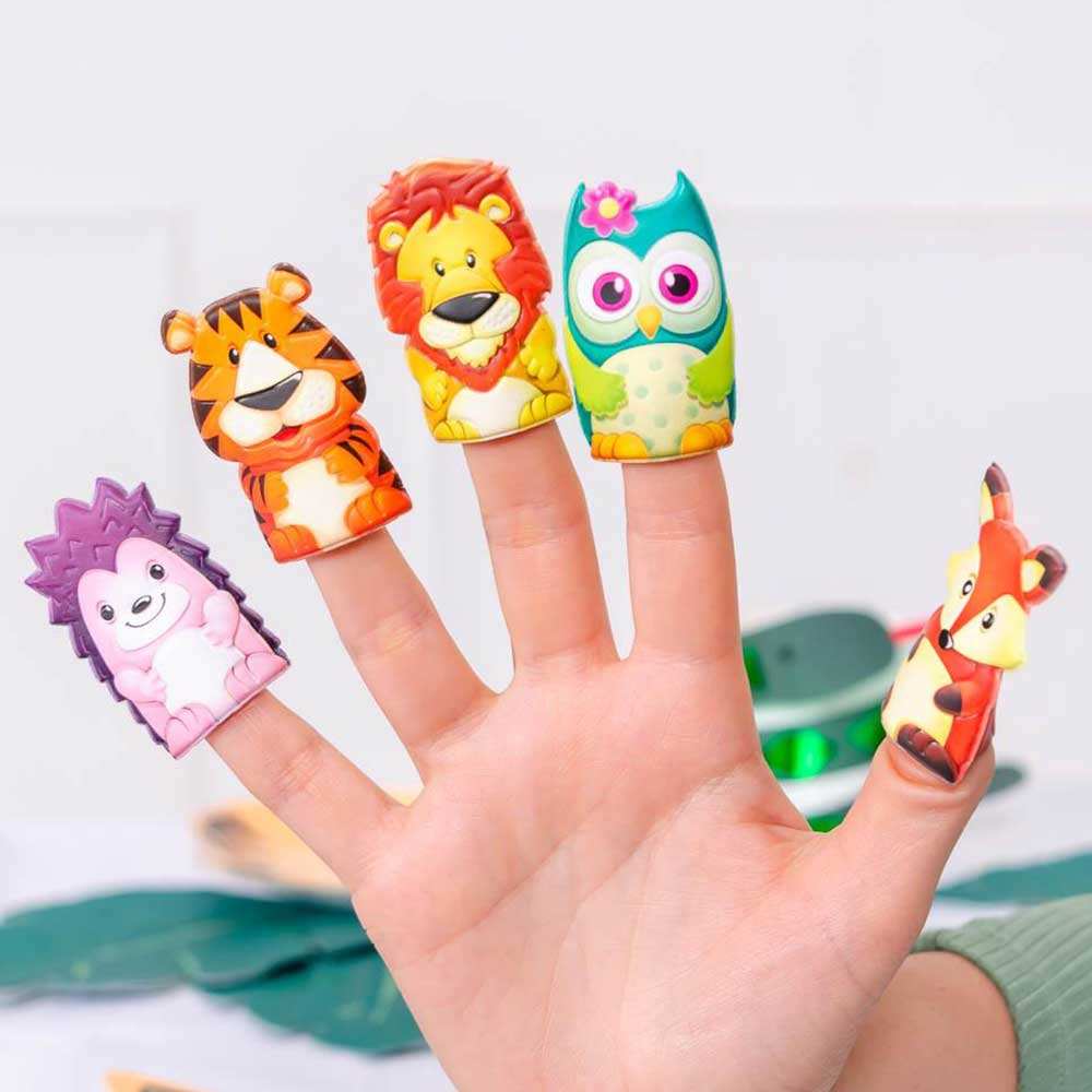 Animal Finger Puppets (x5) Kids Party