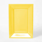 Reusable Plastic Serving Trays - Yellow (x3)