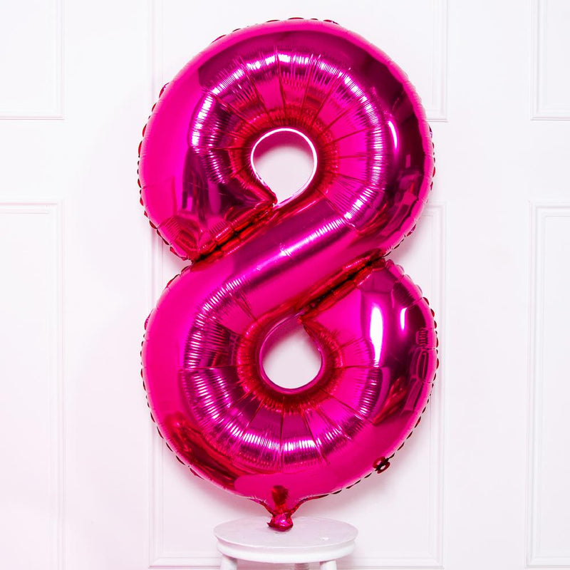 Supershape Pink 34" Helium Balloon Number 8