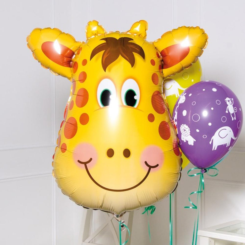 Supershape Giraffe Helium Balloon