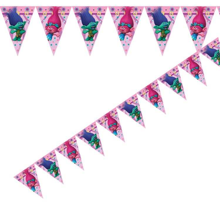 Trolls Party Flag Banner DISCON
