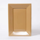 Reusable Plastic Serving Trays - Gold (x3)