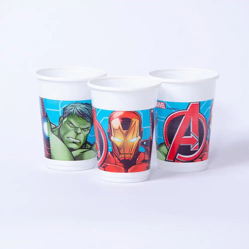 Marvel Avengers Plastic Party Cups (x8) Kids Party