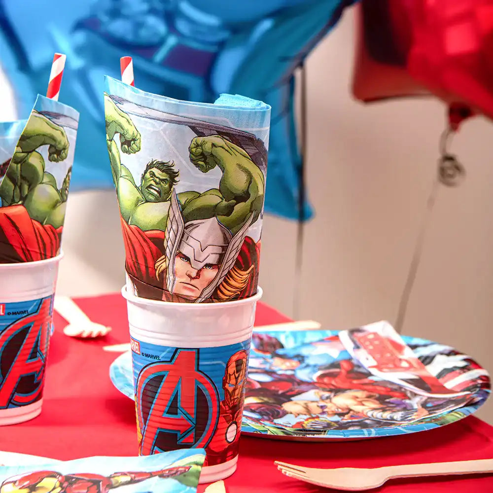 Marvel Avengers Plastic Party Cups (x8) Kids Party