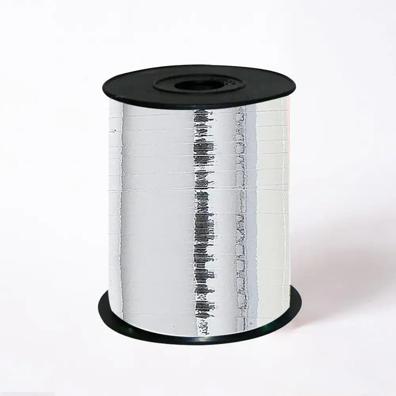 45m Curling Ribbon Silver General Party