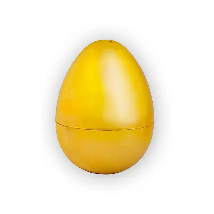 Golden Plastic Fillable Egg Easter