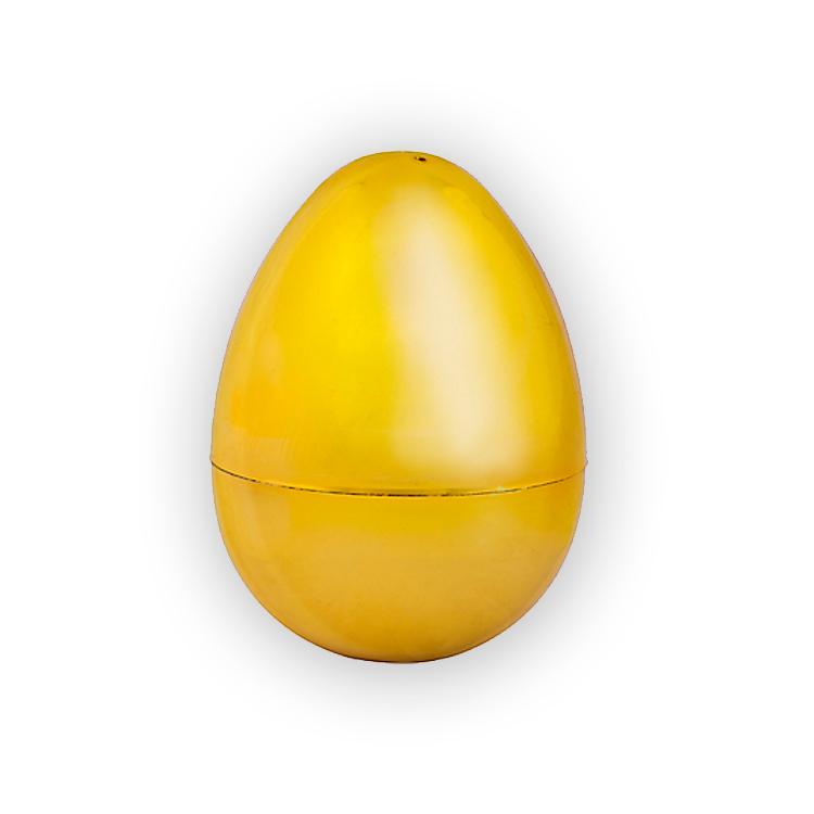 Golden Plastic Fillable Egg