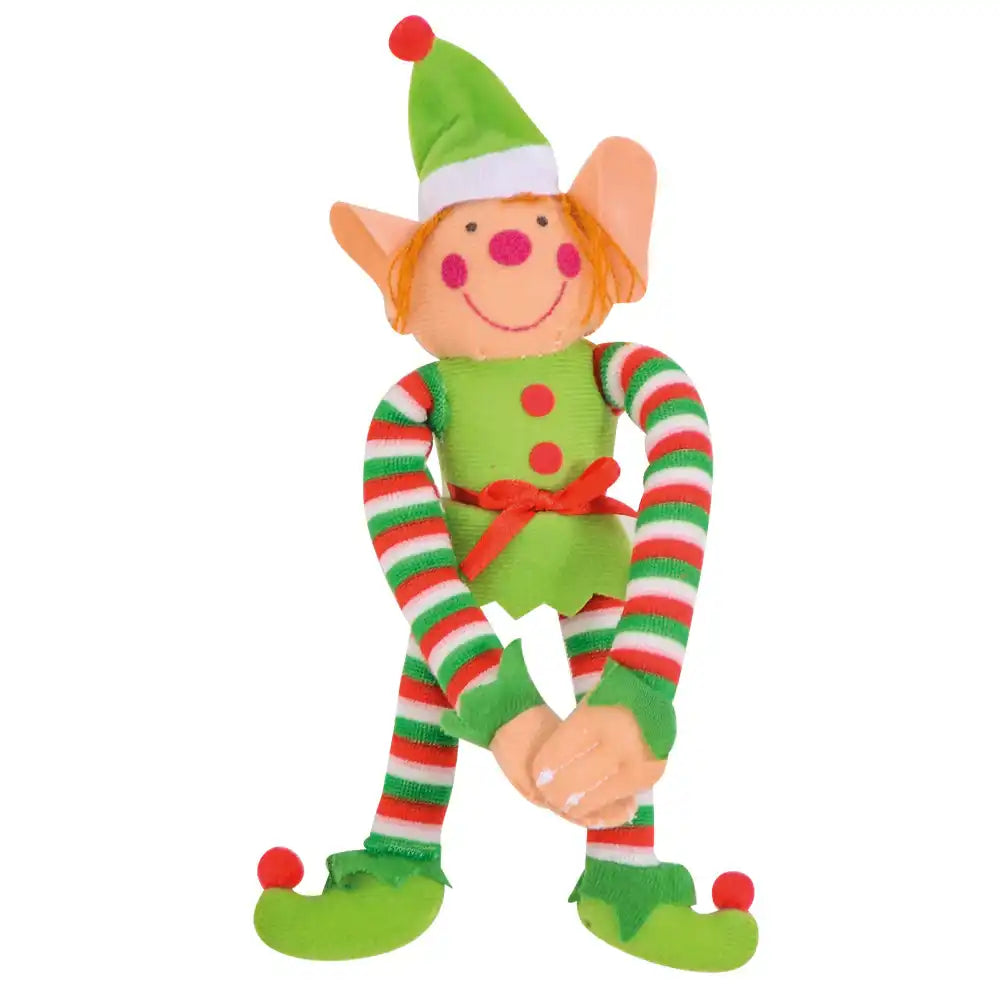 Plush Hanging Elf Christmas 2024