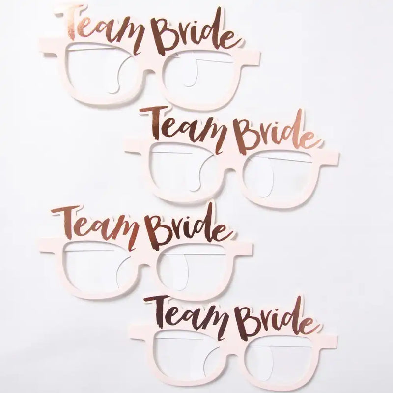 Team Bride Hen Party Glasses (x8) Hen Party