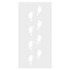 Elf Footprint Stencil (x2) Christmas 2024