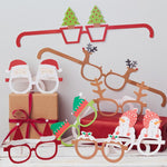 Novelty Christmas Glasses (x8)
