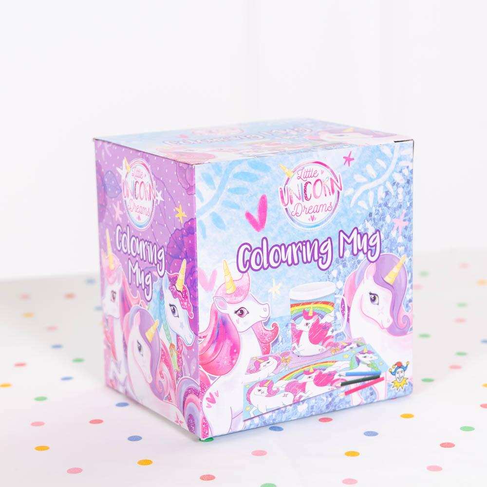 Unicorn Colouring Mug Kids Party