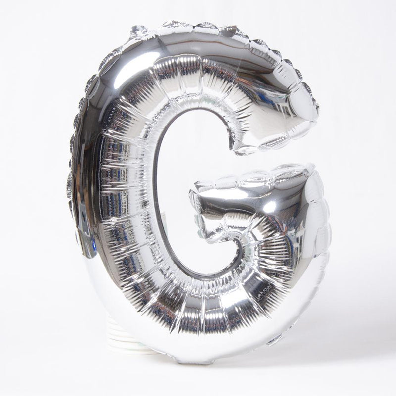 Air-Fill Silver 16" Letter Party Balloon G