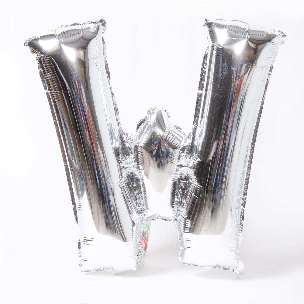 Air-Fill Silver 16" Letter Party Balloon W General Party