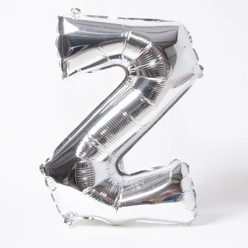 Air-Fill Silver 16" Letter Party Balloon Z General Party