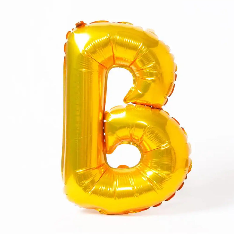 Air-Fill Gold 16" Letter Party Balloon B General Party