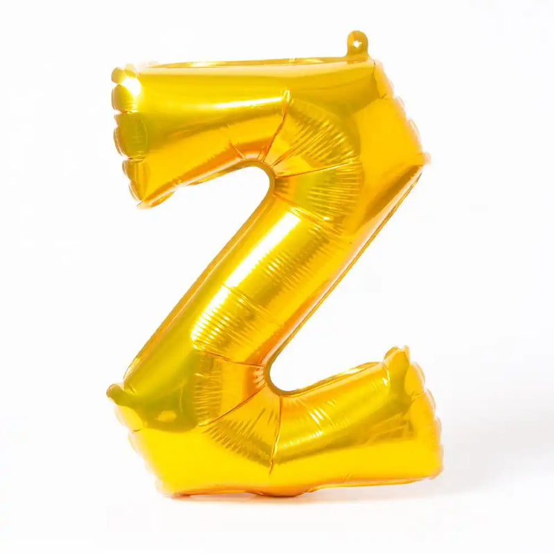 Air-Fill Gold 16" Letter Party Balloon Z General Party
