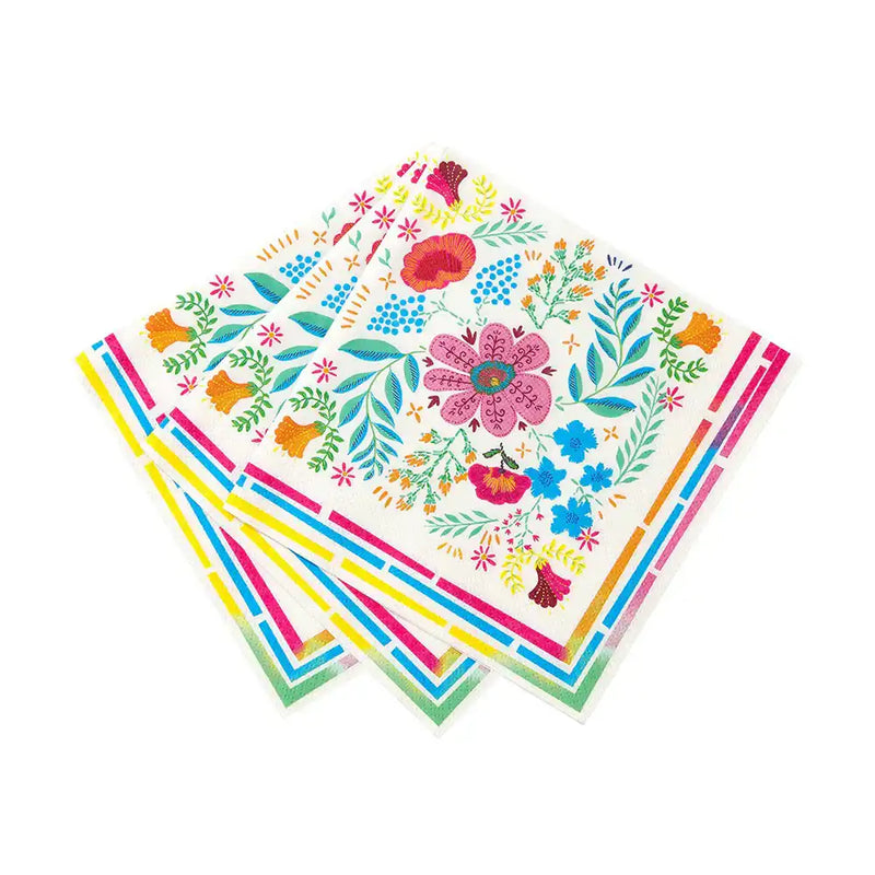Boho Party Floral Party Napkins (x20) Summer