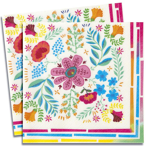 Boho Party Floral Party Napkins (x20)