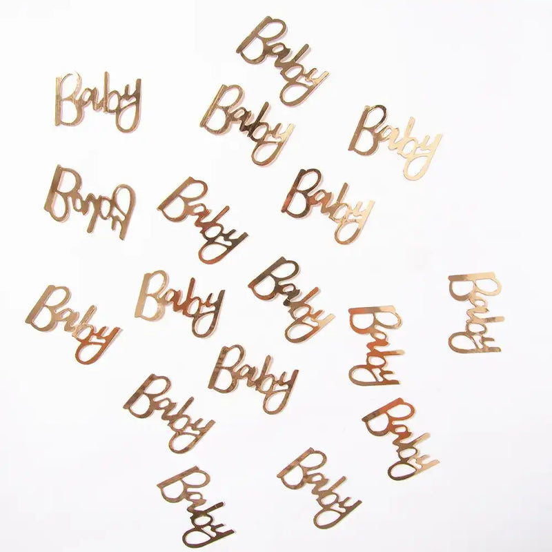 Oh Baby! Gold Party Confetti Baby Shower
