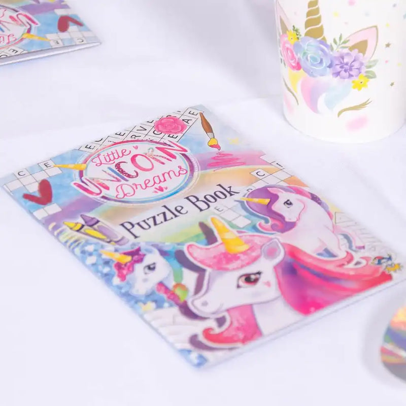 Unicorn Puzzle Books (x6) Kids Party