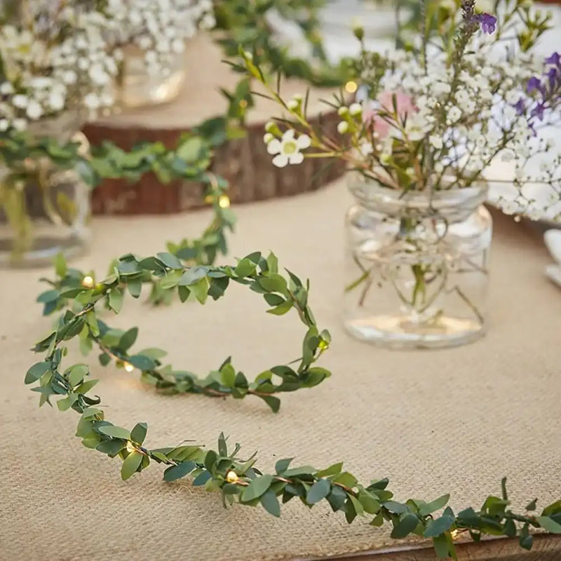 Green Foliage String Lights (2m) General Party
