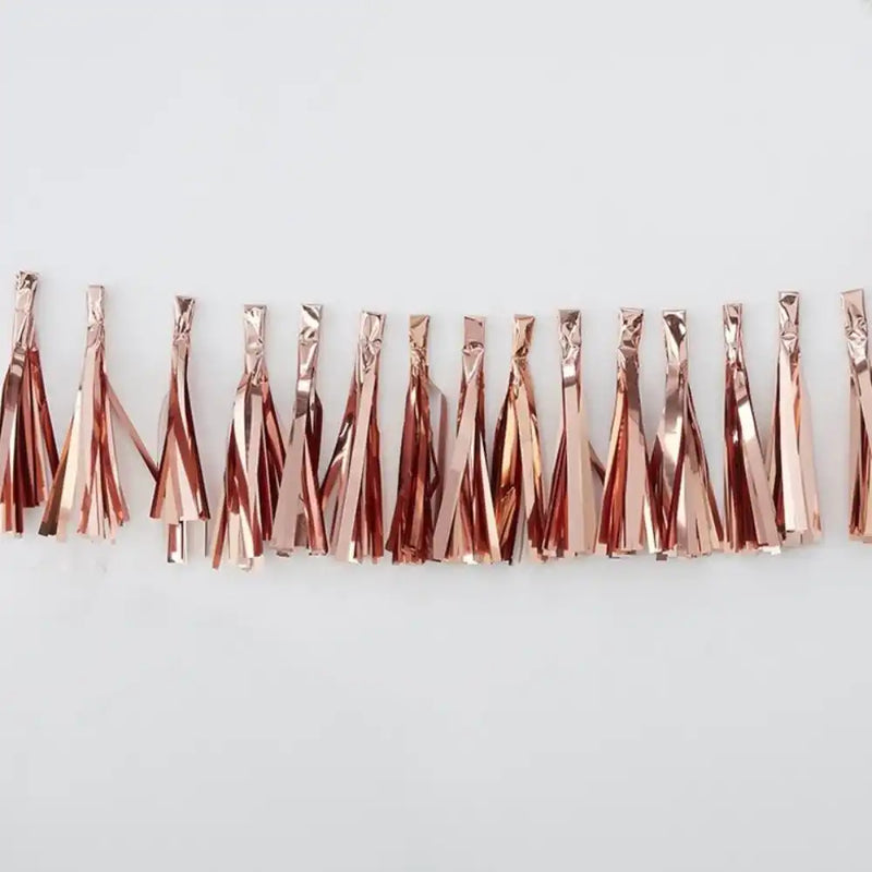 Tassel Garland Metallic Rose Gold General Party