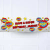 Pop Art Superhero Personalised Party Banner No Personalised Banner