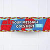 Comic Book Personalised Party Banner No Personalised Banner