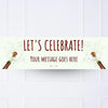 Celebration Personalised Party Banner No Personalised Banner