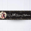 Gold Celebration 18th Personalised Party Banner Personalised Banner
