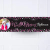 Pink Celebration 60th Personalised Party Banner Yes Personalised Banner