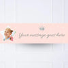Princess Perfection Personalised Party Banner Yes None Personalised Banner