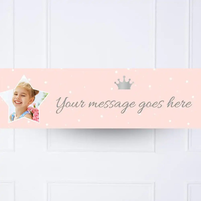 Princess Perfection Personalised Party Banner Yes None Personalised Banner