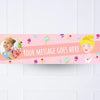 Princess Tiara Personalised Party Banner Yes Personalised Banner