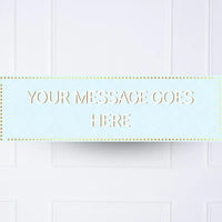 Blue Pastel Perfection Personalised Party Banner No Personalised Banner