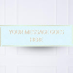 Blue Pastel Perfection Personalised Party Banner